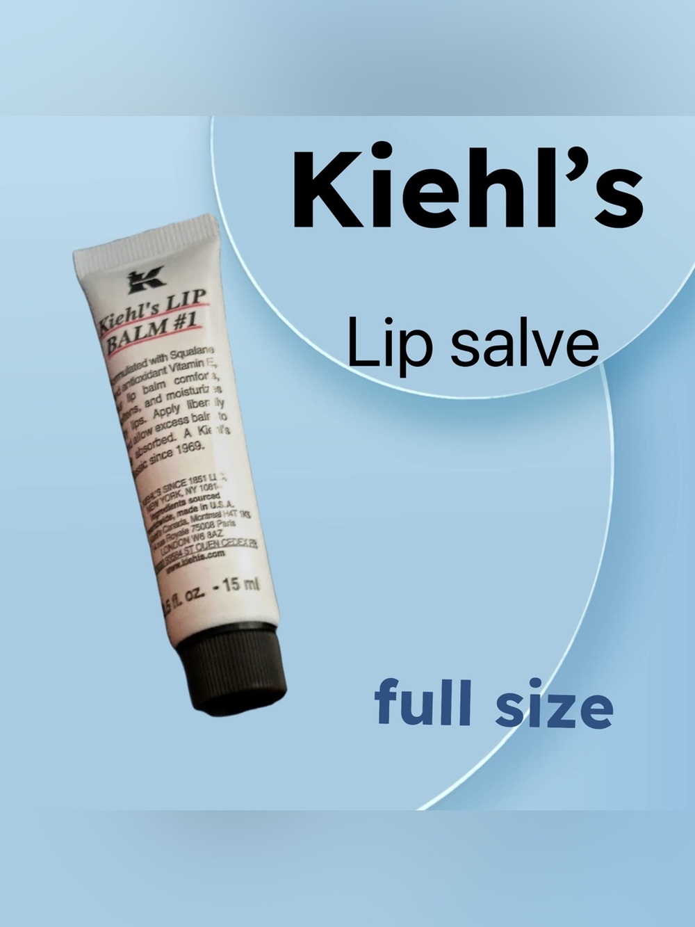 🇺🇸🆕NWOB KIEHL’S | FULL | Unisex Popular Lip Balm #1 Superhero for dry lips